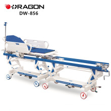 DW-856 Hospital Manual Patient Transfer Automatic Connecting Stretcher Trolley